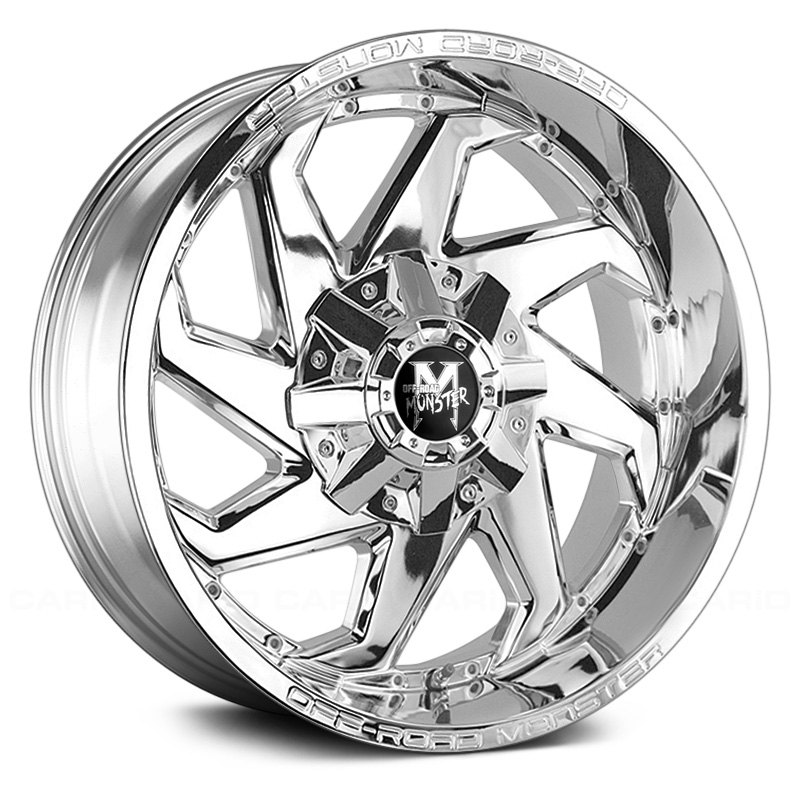 Off Road Monster M09 Chrome Wheels And Rims Packages At Rideonrims Com