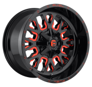 FUEL - D612 STROKE -fuel 1pc stroke gloss black red tinted clear