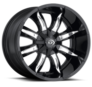 VISION OFF-ROAD - 423 MANIC-gloss black machined face